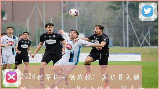 2026世界杯半场战报:苏尔曼关键破门,新西兰1-0力克埃及,附半场技术统计与进球分析